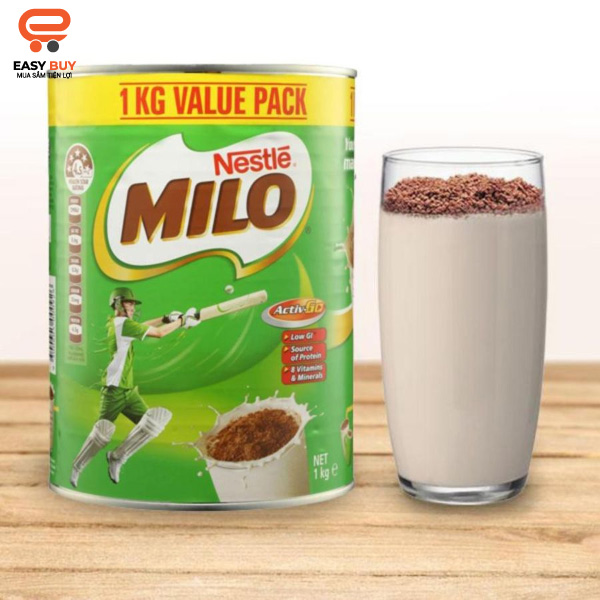 Sữa Milo Úc chứa nhiều thành phần dinh dưỡng