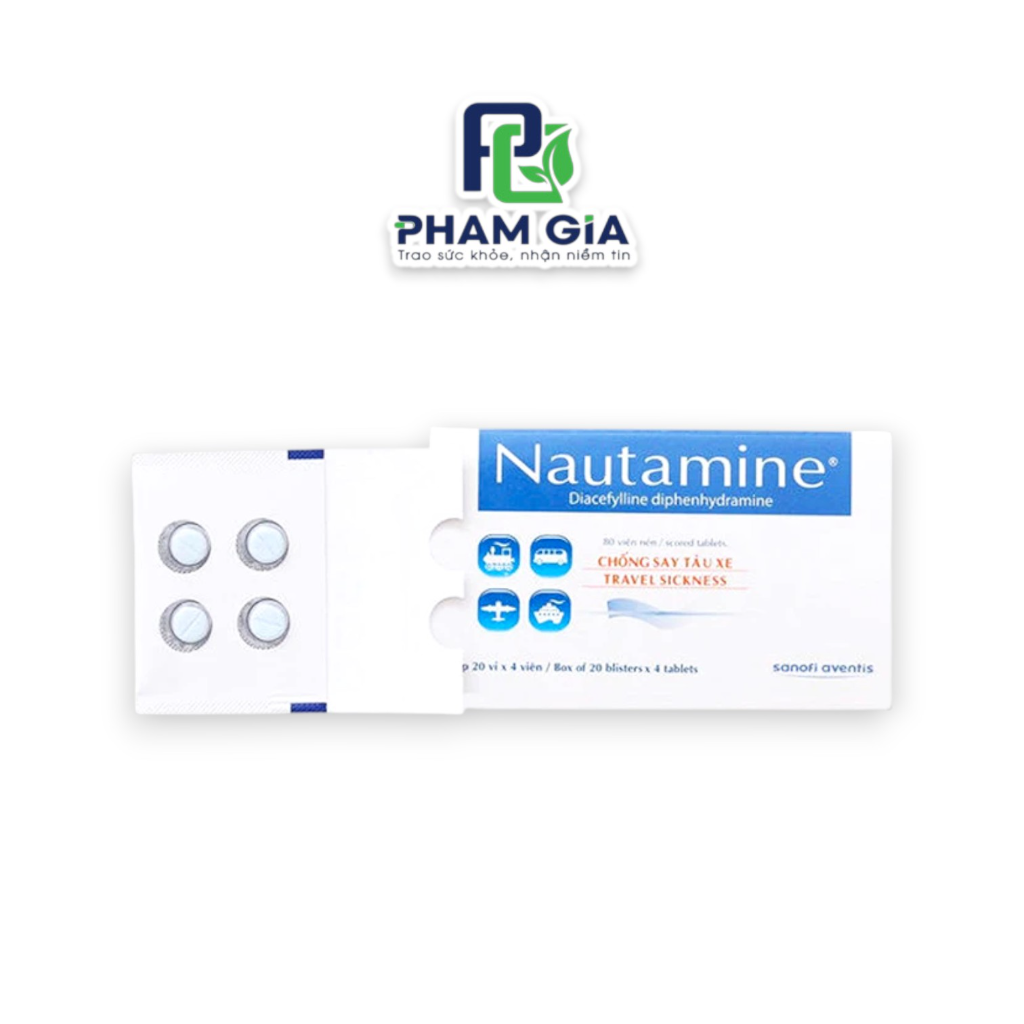 Nautamine ( Hộp 20 vỉ x 4 viên)