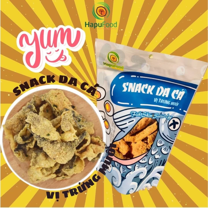 Snack da cá vị trứng muối 60G (417)